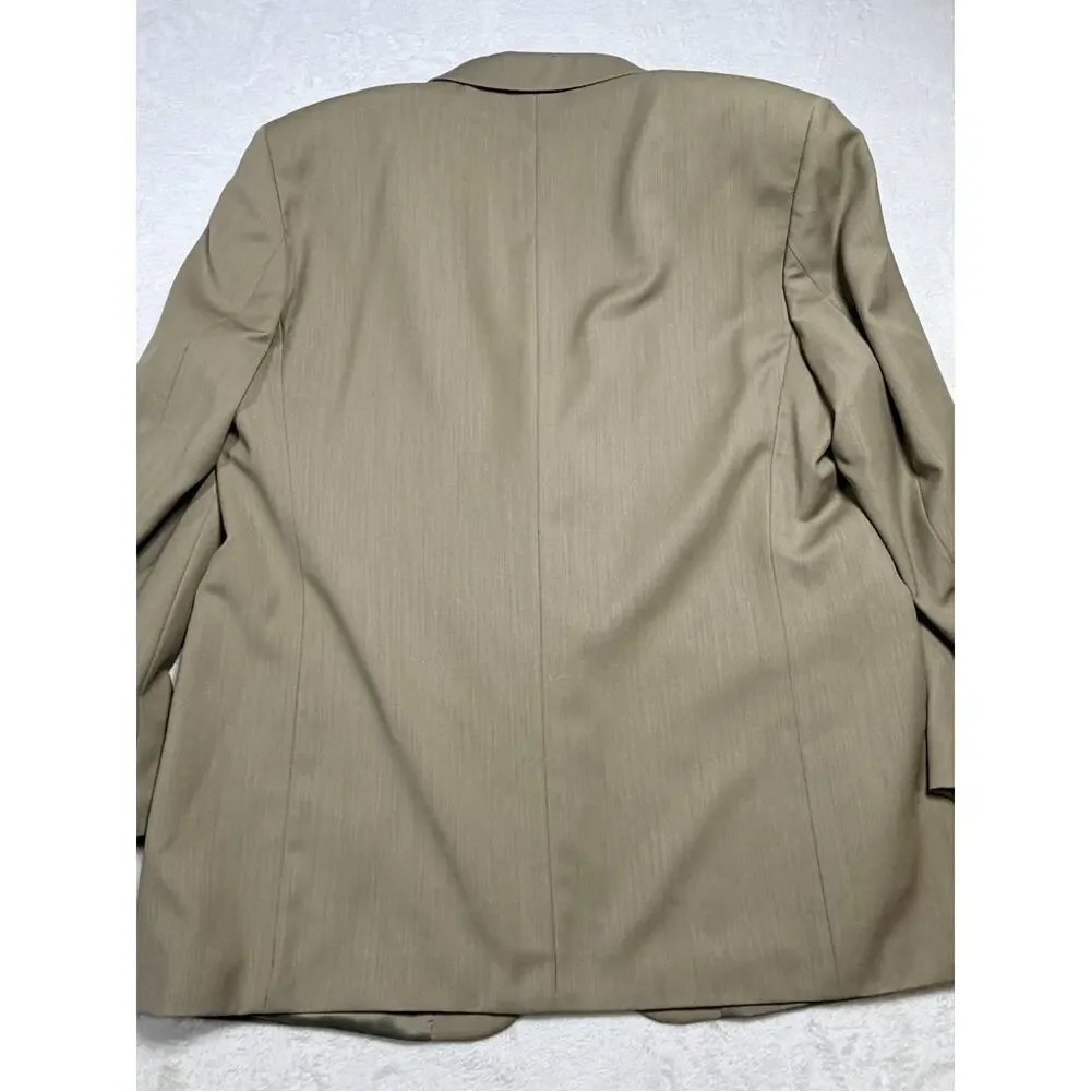Marco Biella Pure Wool Blazer Jacket 48L Super 100 Merino NWT Corporate Dropout